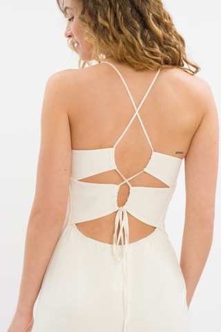 Robe patineuse en lin Lily - Blanc
