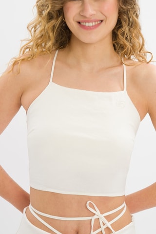 Top en lin Lily - Blanc