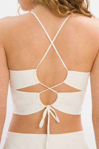 Top en lin Lily - Blanc