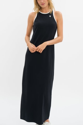 Robe longue Marina - Noir