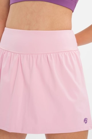 Jupe droite taille haute Marina - Rose