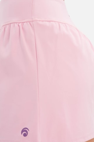 Jupe droite taille haute Marina - Rose