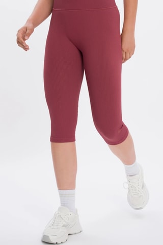 Legging taille haute Maya - Bordeaux