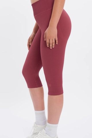 Legging taille haute Maya - Bordeaux