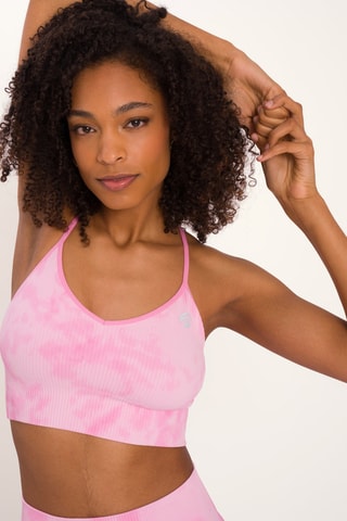 Brassière de sport tie and dye Maya - Rose