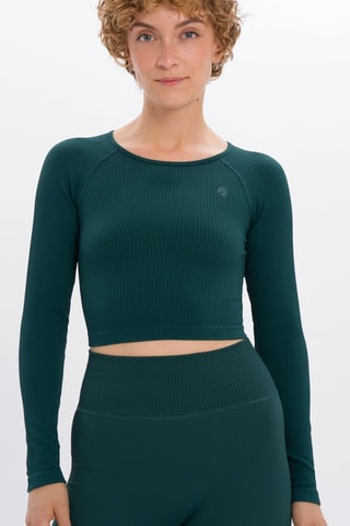 Crop-top Trixy - Vert émeraude