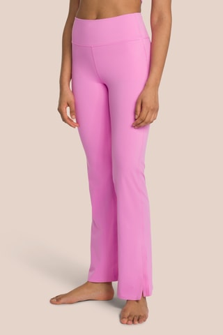 Pantalon flare taille haute Venus - Rose