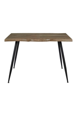 Mesa de refeição Preto e imitação de madeira
