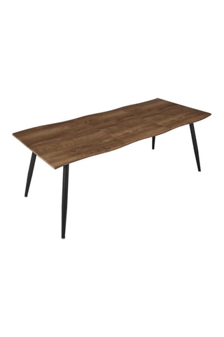 Mesa extensível Forest First Imitação de madeira e preto