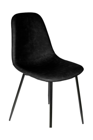 4 cadeiras Amber - Preto