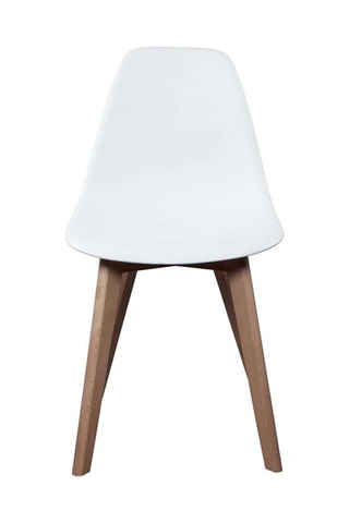 4 cadeiras em faia Scandinave - Branco