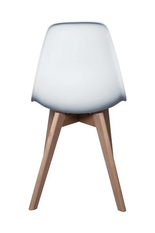 4 cadeiras em faia Scandinave - Branco