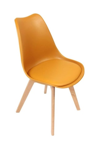 4 cadeiras Scandinave - Amarelo