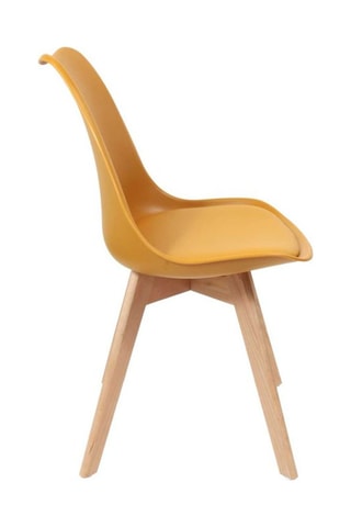 4 cadeiras Scandinave - Amarelo