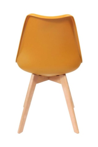 4 cadeiras Scandinave - Amarelo