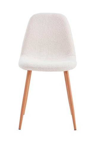 4 cadeiras Freya Hygge - 
Natural e branco