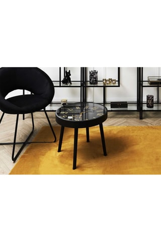 Mesa de centro lounge Preto