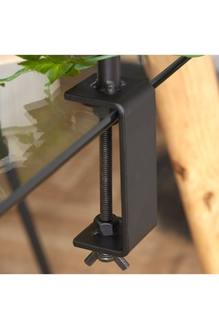 Barra de decoração de mesa ajustável - Preto - 139 a 250 cm