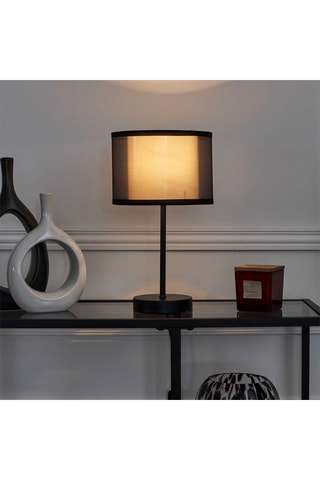 Candeeiro de mesa - Preto