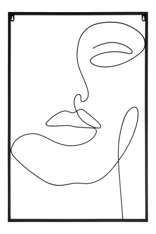 Quadro em forma de rosto - 60 x 90 cm