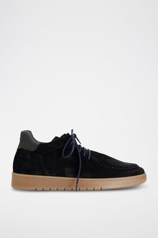 Derbies em nobuck 
Azul-marinho