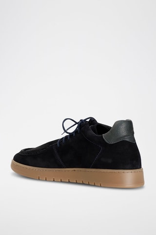 Derbies em nobuck 
Azul-marinho