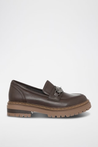 Mocassins - Castanho-escuro 