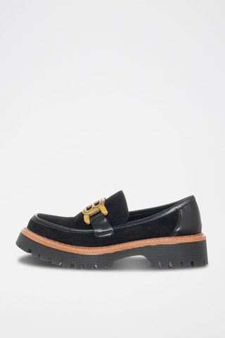 Mocassins de salto Preto - Laura Biagiotti