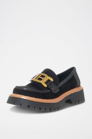 Mocassins de salto Preto - Laura Biagiotti