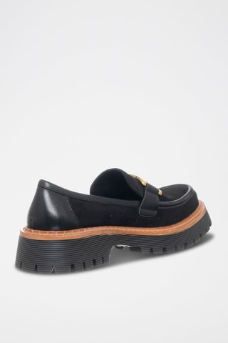 Mocassins de salto Preto - Laura Biagiotti
