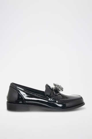 Mocassins envernizados - Preto - Tua by Braccialini