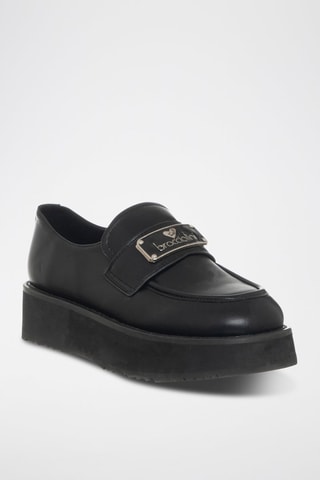 Mocassins com plataforma - Preto - Tua by Braccialini