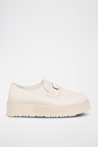 Mocassins com plataforma - Cru - Tua by Braccialini