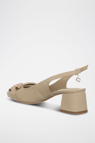 Sapatos de salto - Bege - Tua by Braccialini