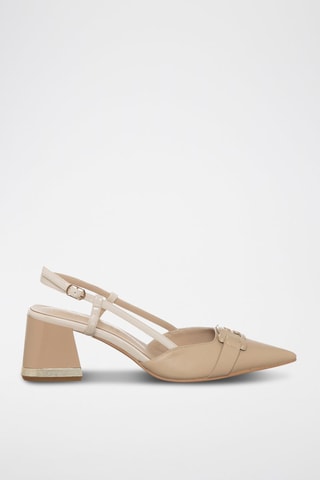 Sapatos de salto - Bege - Laura Biagiotti