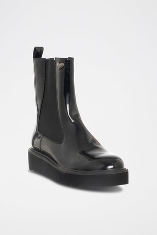 Botins Chelsea com plataforma Tua By Braccialini - Preto