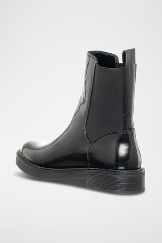 Botins Chelsea envernizados - Preto - Tua By Braccialini