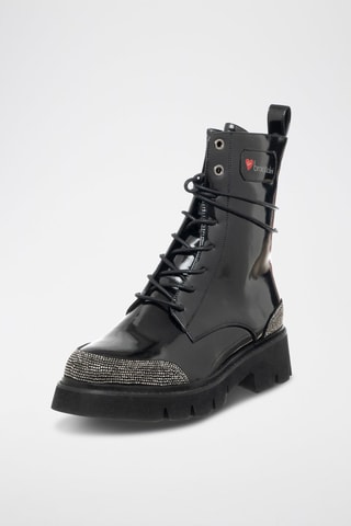 Botins de couro vegan - Preto - Braccialini