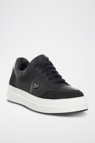 Sapatilhas com plataforma - Preto