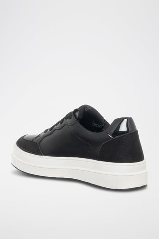 Sapatilhas com plataforma - Preto