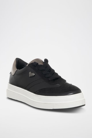 Sapatilhas com plataforma - Preto