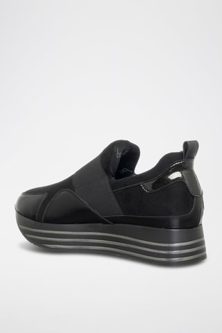 Sapatilhas com plataforma - Preto