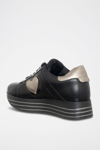 Sapatilhas com plataforma - Preto