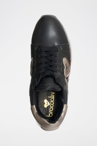 Sapatilhas com plataforma - Preto
