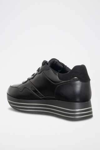 Sapatilhas com plataforma - Preto
