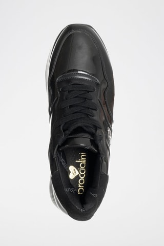 Sapatilhas com plataforma - Preto