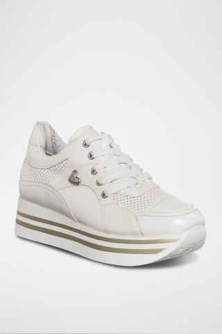 Sapatilhas com plataforma Branco - Tua By Braccialini