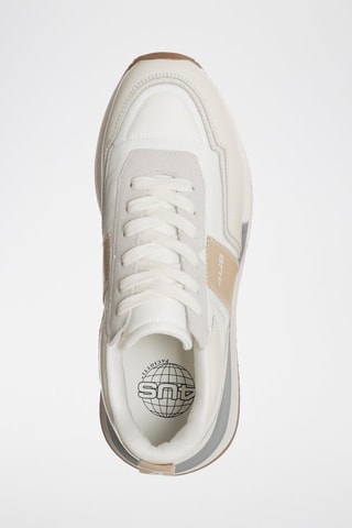 Sneakers Sean - Branco e bege