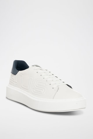 Sneakers Branco e azul-marinho