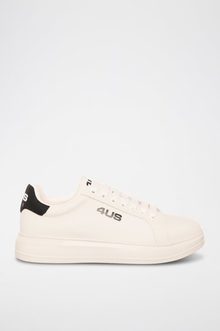 Sapatilhas com plataforma - Branco
